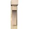 Ekena Millwork Westlake Block Rough Sawn Bracket w/ Offset Brace, Douglas Fir, 6"W x 18"D x 26"H BKT0604X18X26WTL05RDF - alternate 3